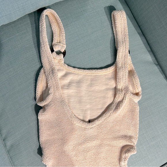 Hunza G Domino Swimsuit in Blush - Picture 13 of 15